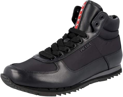 sneaker herren prada|prada men's sneakers high top.